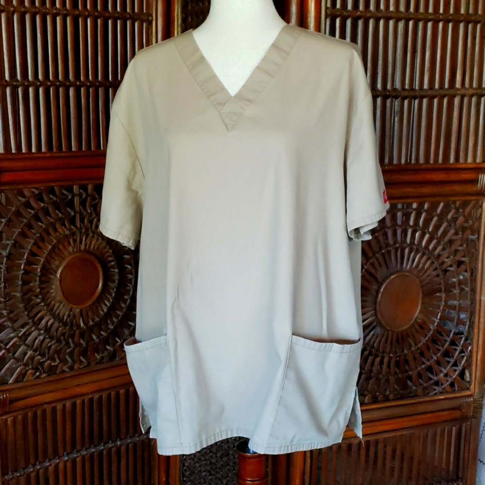 DICKIES SCRUBS Men's Top - XL - Nurse Dental Vet Medical Uniform - EUC - Picture 6 of 12